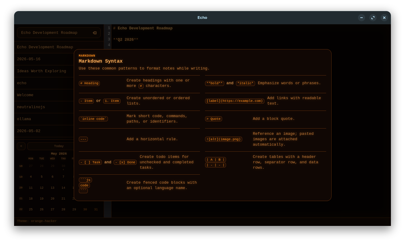 Markdown syntax reference