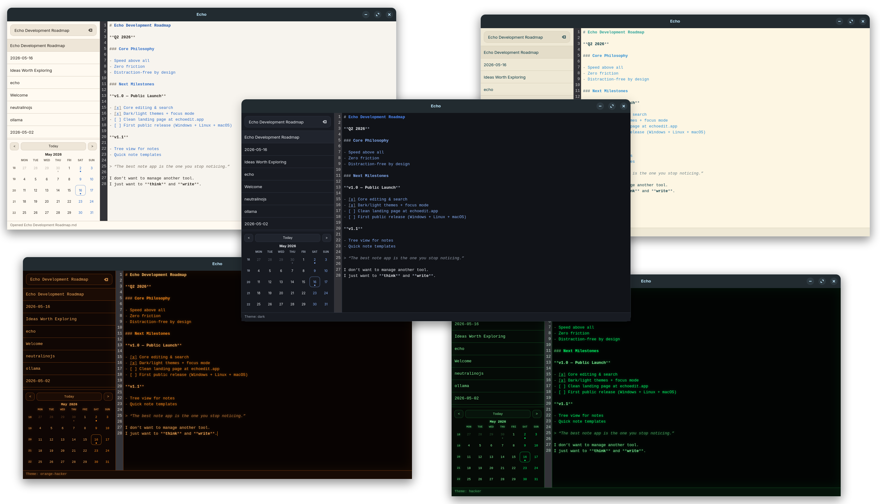All themes